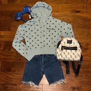 Disney Blue Mickey Mouse Hoodie